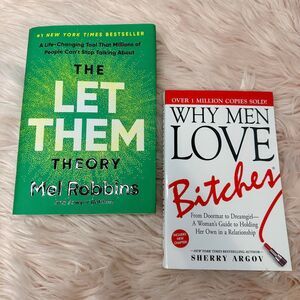 the let them theory and why men love ! 2 book bundle self help new years